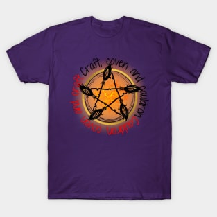 Craft, Coven and Cauldron-witch T-Shirt